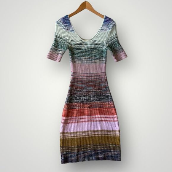 Anthropologie Multicolor Striped Dress - Picture 3 of 7